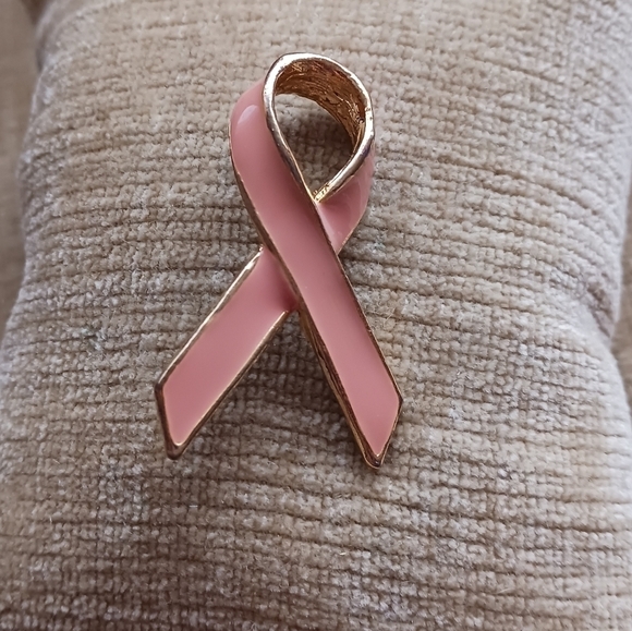 Vintage Breast Cancer Awareness Lapel Pin - Picture 1 of 7